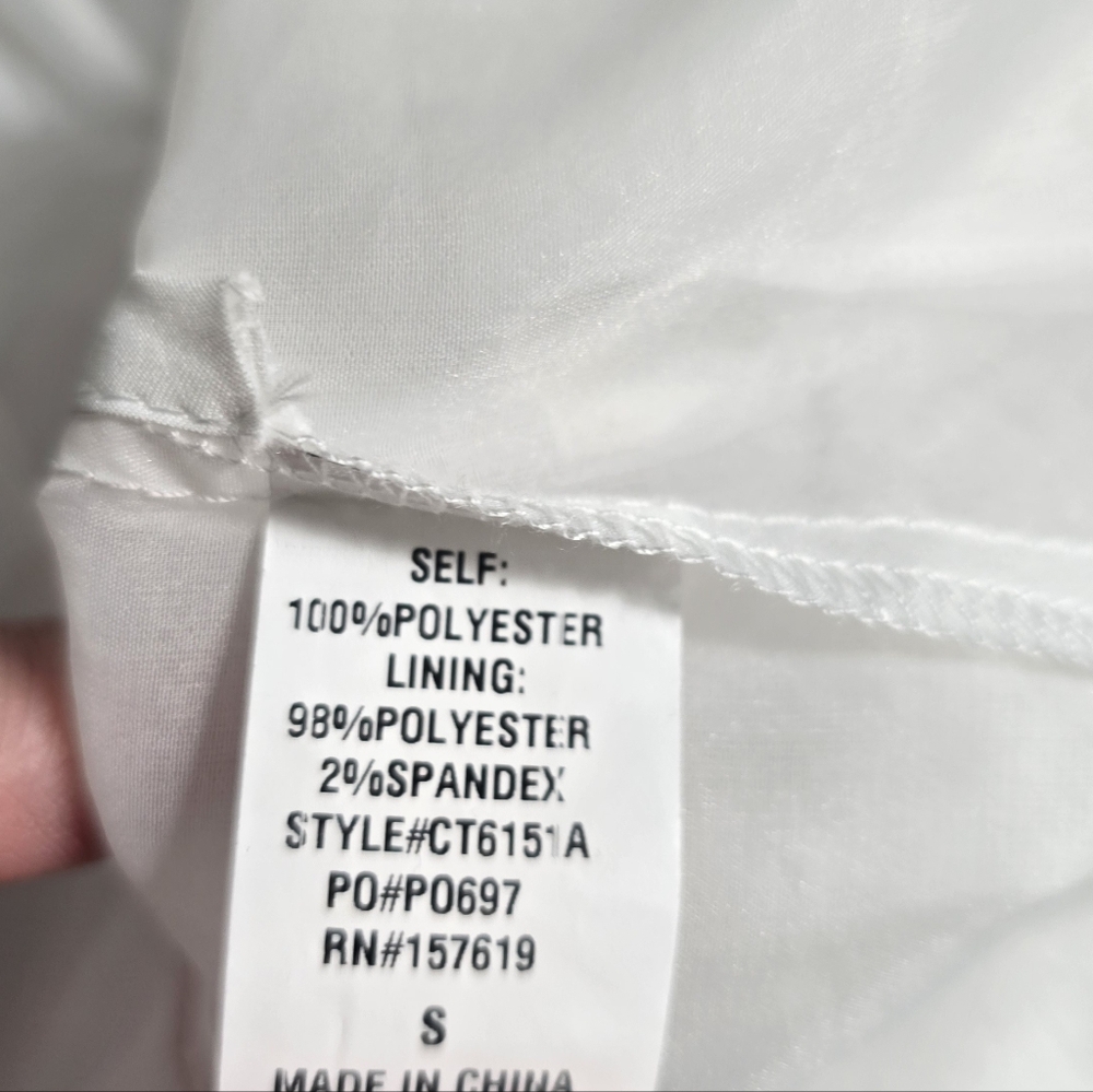 Cloud Ten Women's White Structured Cami Size Small - image 8